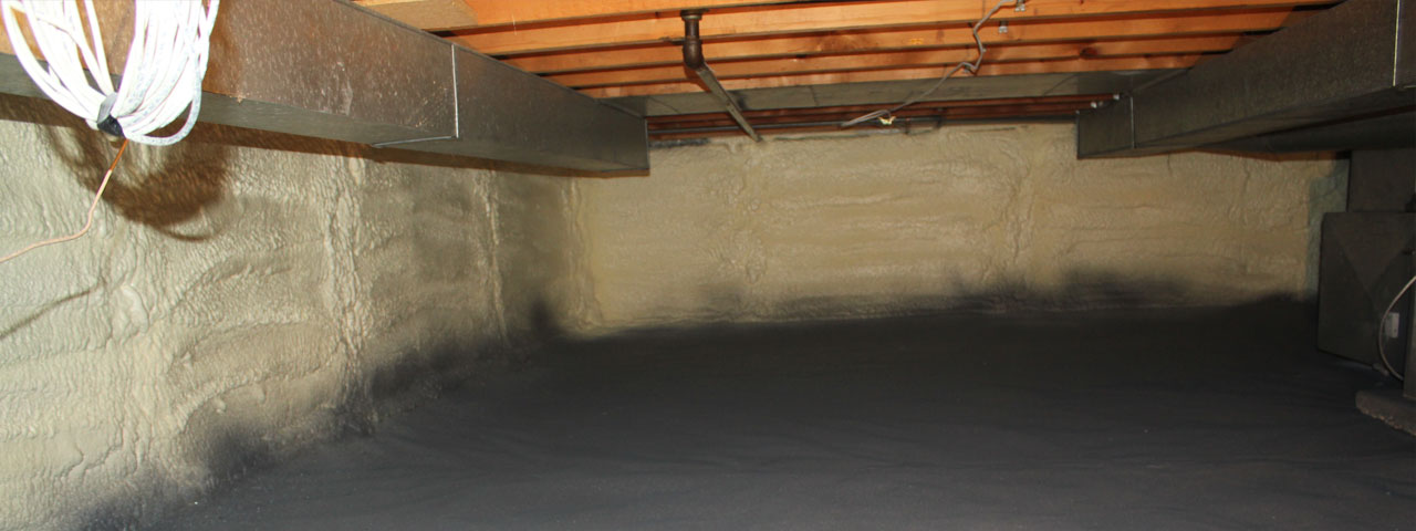 Thorton spray foam insulation for crawl spaces